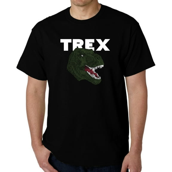 Men's Word Art T-shirt - T-Rex Head
