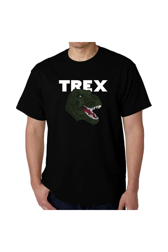 Men's Word Art T-shirt - T-Rex Head
