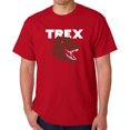 thumbnail image 1 of Men's Word Art T-shirt - T-Rex Head, 1 of 2