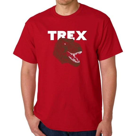Men's Word Art T-shirt - T-Rex Head