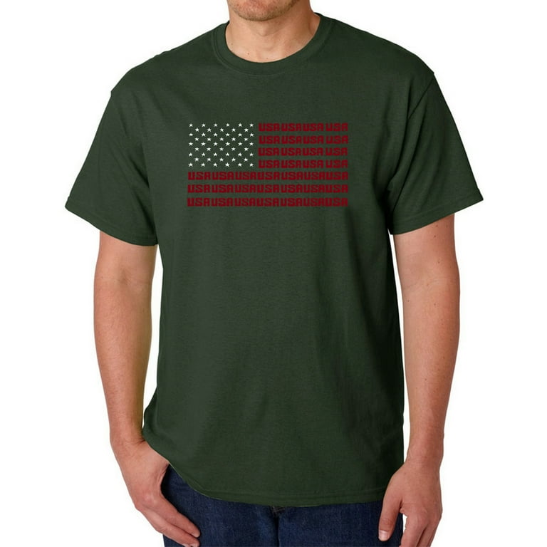 Usa Flag Artistic T-Shirt Usa Flag Artistic T-Shirt