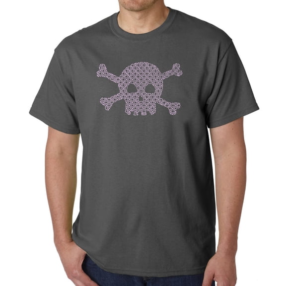Men's Word Art T-shirt - XOXO Skull
