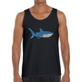 thumbnail image 1 of Men's Word Art Tank Top - Daddy Shark, 1 of 2