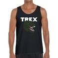 thumbnail image 1 of Men's Word Art Tank Top - T-Rex Head, 1 of 2