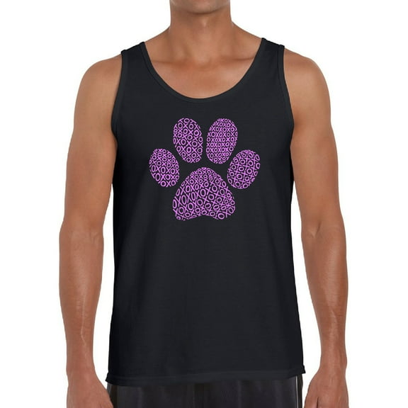 Men's Word Art Tank Top - XOXO Dog Paw