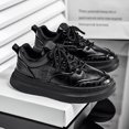 thumbnail image 1 of Men's Work Board Shoes -  , Casual Attire, and - Durable Upper & Cushioned Rubber Outsole，Low-Top Lace-Up Sneakers with Rubber Sole, - Versatile Casual & Athletic Footwear Suitable for Work, 1 of 5