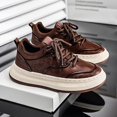 thumbnail image 1 of Men's Work Board Shoes -  , Casual Attire, and - Durable Upper & Cushioned Rubber Outsole，Low-Top Lace-Up Sneakers with Rubber Sole, - Versatile Casual & Athletic Footwear Suitable for Work, 1 of 5