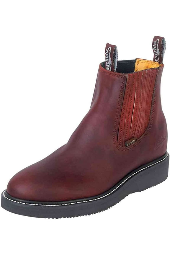 Men's Work Boots Anckle Genuine Leather Confort Establo