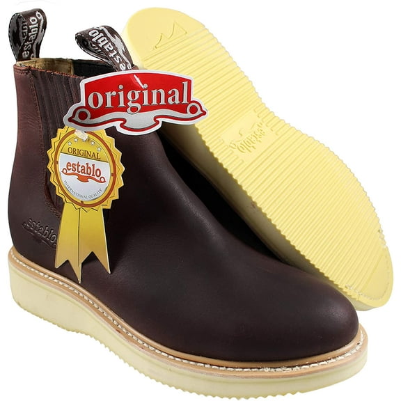 Men's Work Boots Anckle Genuine Leather Confort Establo