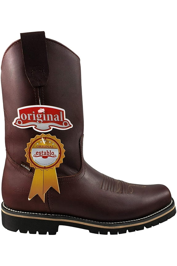 Men's Work Boots Leather Genuine Rodeo Style