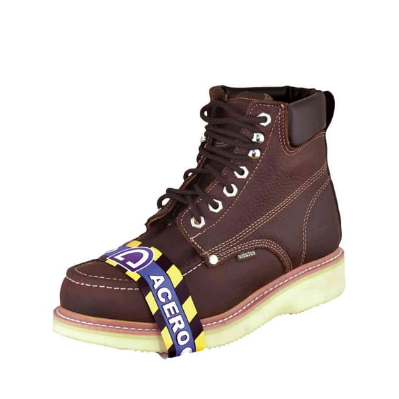 Men's Work Boots Leather Whith Steel Toe safety Establo