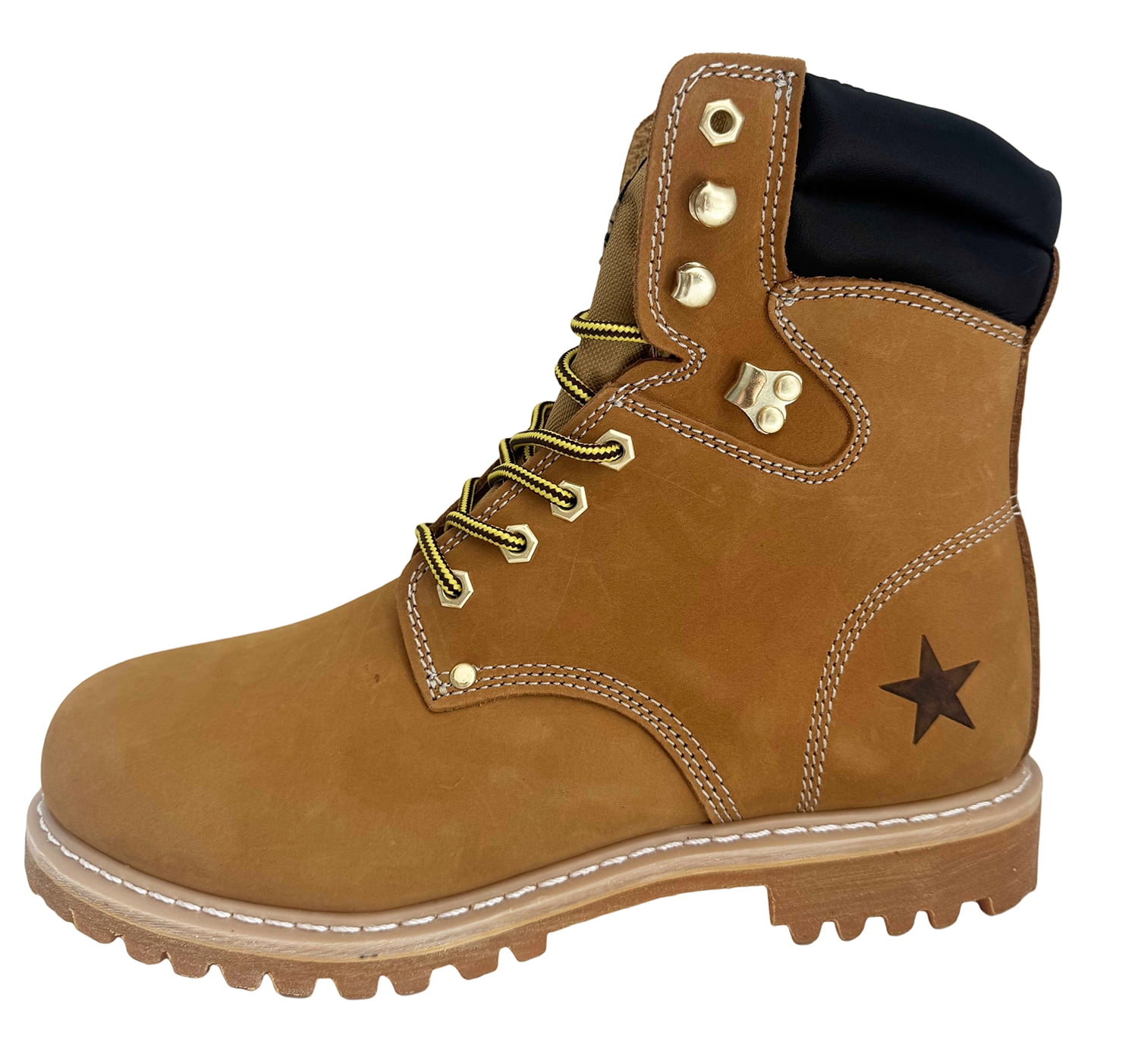 8 inch pull on work boots online