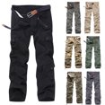 thumbnail image 1 of Men's Work Cargo Pants Ripstop Lightweight Relaxed Fit Cotton Stretch Outdoor Hiking Pants with Multi Pockets Big and Tall Size 9XL Gray, 1 of 2