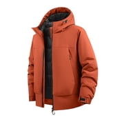 Mens Work Coat Waterproof Workwear Fit Relaxed Winter Hooded Active Jacket Cold Warm Outerwear