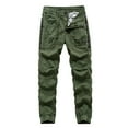 thumbnail image 1 of Men's Work Pants Outdoor Wear-Resistant Mountaineering Trousers Work Clothes Street Fashion Cargo Pants, 1 of 3