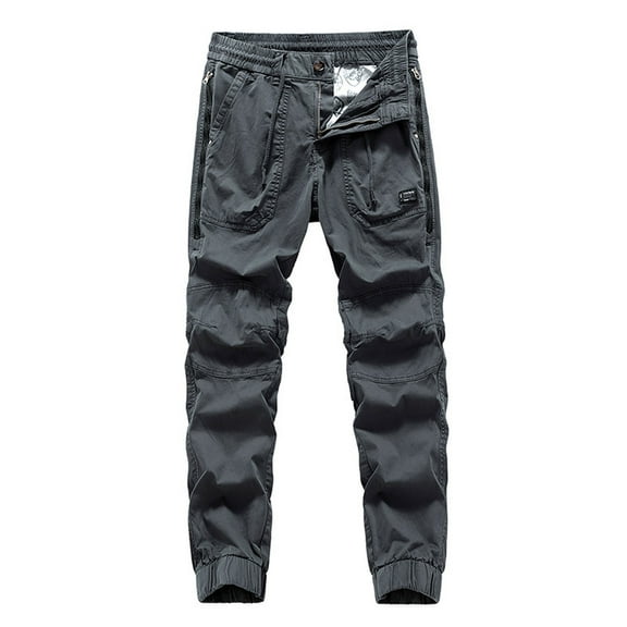 Men's Work Pants Outdoor Wear-Resistant Mountaineering Trousers Work Clothes Street Fashion Cargo Pants