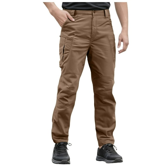 Men's Work Pants Work Pants Men's Tactical Pants, Water Resistant Ripstop Cargo Pants, Lightweight Work Hiking Pants, Outdoor Apparel