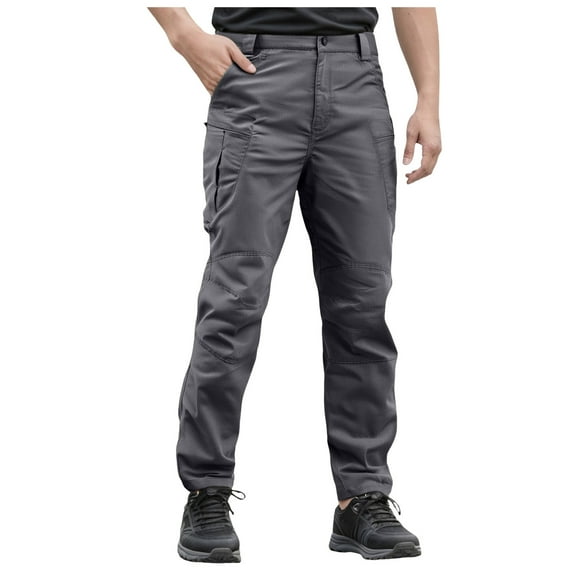 Men's Work Pants Ripstop Pants For Men Tactical Cargo Pants for Men Outdoor Waterproof Quick Dry Hiking Pants Baggy Ripstop Work Multi Pocket Overalls Pant