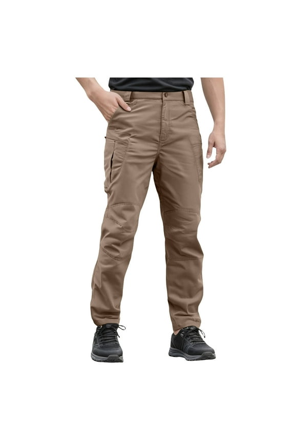 Black Cargo Pants Navy Blue Uniform Pants Tactical Cargo Pants for Men Outdoor Waterproof Quick Dry Hiking Pants Baggy Ripstop Work Multi Pocket Overalls Pant