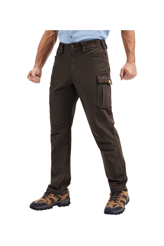 Men's Work Pants - Technical Workwear, Water Resistant, Lightweight, Multi-Pocket with 4-Way Stretch