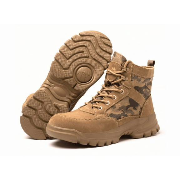 Men's Work Safety Shoes, Lightweight and Comfortable Protection Sneakers