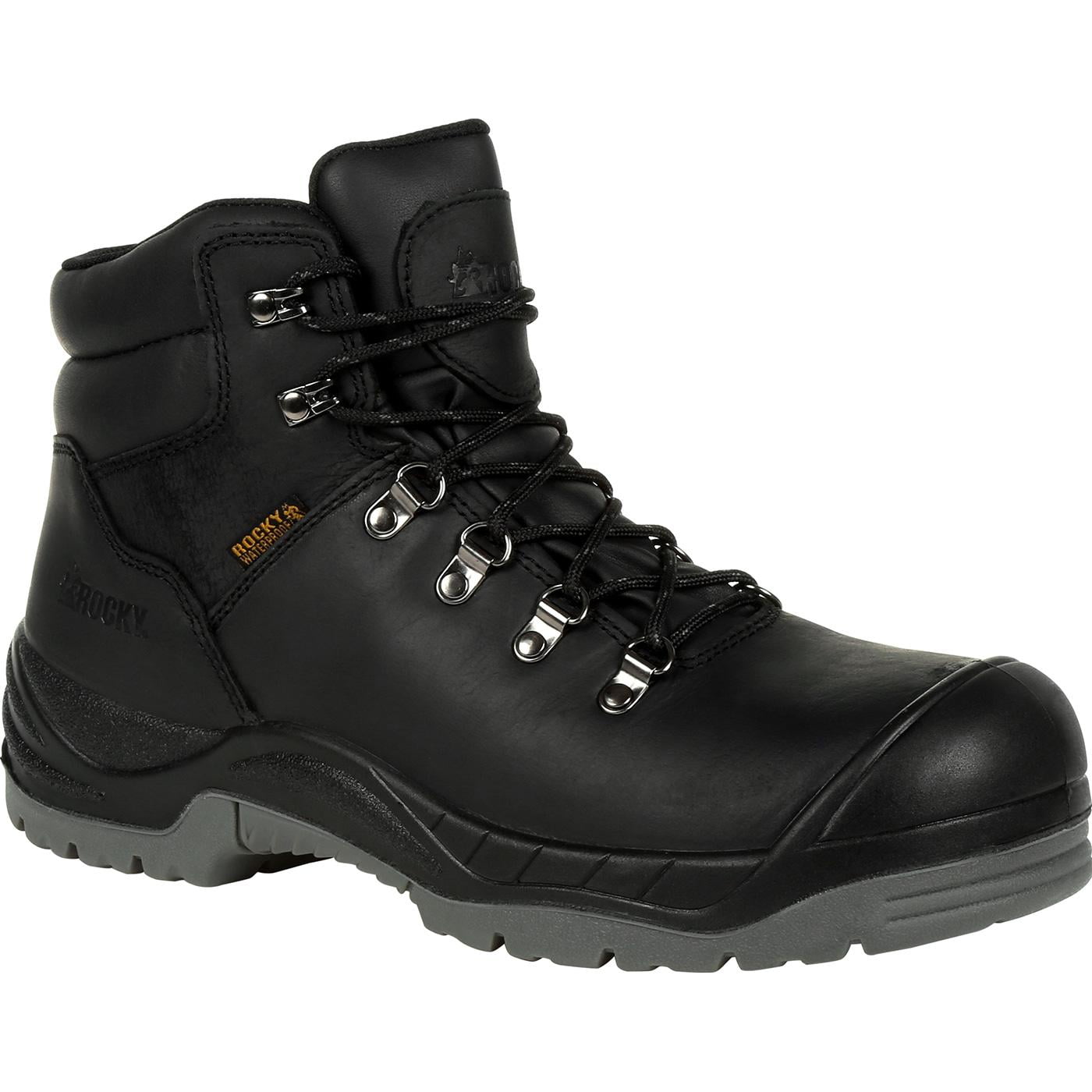 Work Boot With Rocking Bottom Rocky Men's WorkSmart Waterproof Safety Construction Composite Toe Work ...