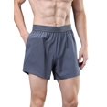 thumbnail image 1 of Men's Workout Running Shorts Cool Dry Sports Shorts with Pockets for Training Athletic Gym Light Gray L, 1 of 8