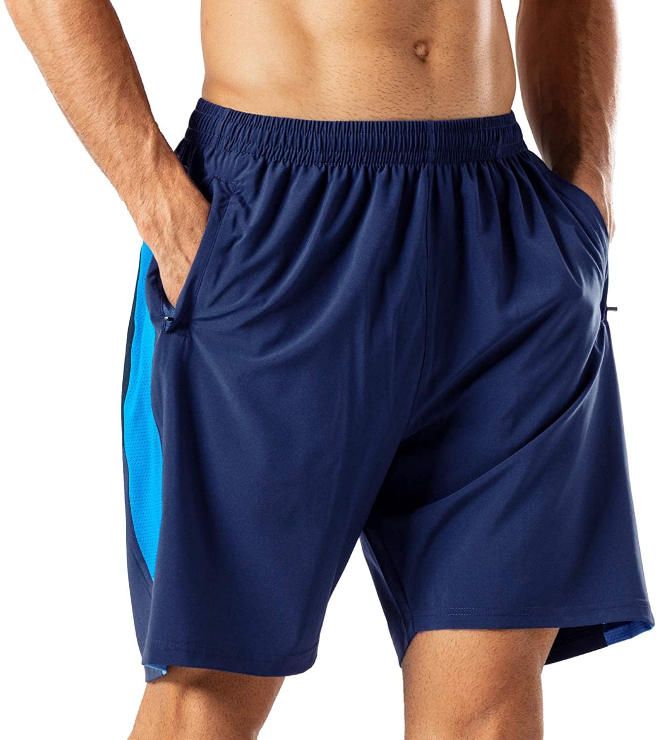 Running shorts hotsell with zips