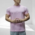 thumbnail image 1 of Men's Workout T-Shirts, Breathable Gym and Training Shirts for Exercise, Casual Round Neck Sport Top, 1 of 5