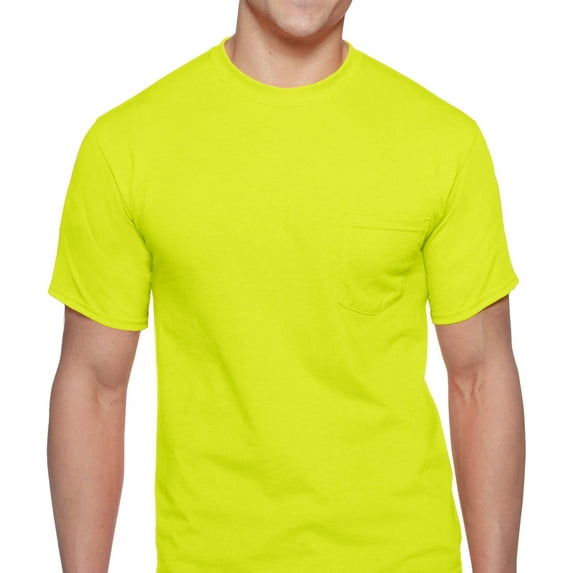 Men's Workwear Short Sleeve High Visibility Crew, 2-Pack