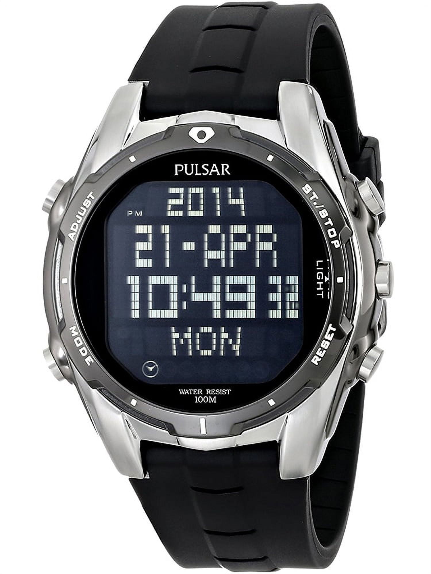 Pulsar world time chronograph 100m cheap