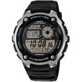 thumbnail image 1 of Men's World Time Watch, Black Resin Strap, 1 of 2