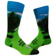thumbnail image 1 of Men's World's Okayest Golfer Socks Funny Father's Day Sports Footwear, 1 of 8