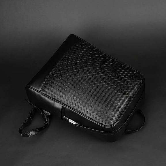 Men's Woven Business Casual Travel Backpack,Black