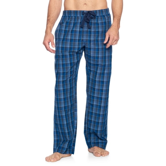 Men’s Woven Plaid Sleep Pajama Pants Long PJ Sleepwear & Loungewear Bottoms