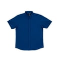 thumbnail image 1 of Men's Woven Short-Sleeve Shirt - NAVY - 3XL, 1 of 1