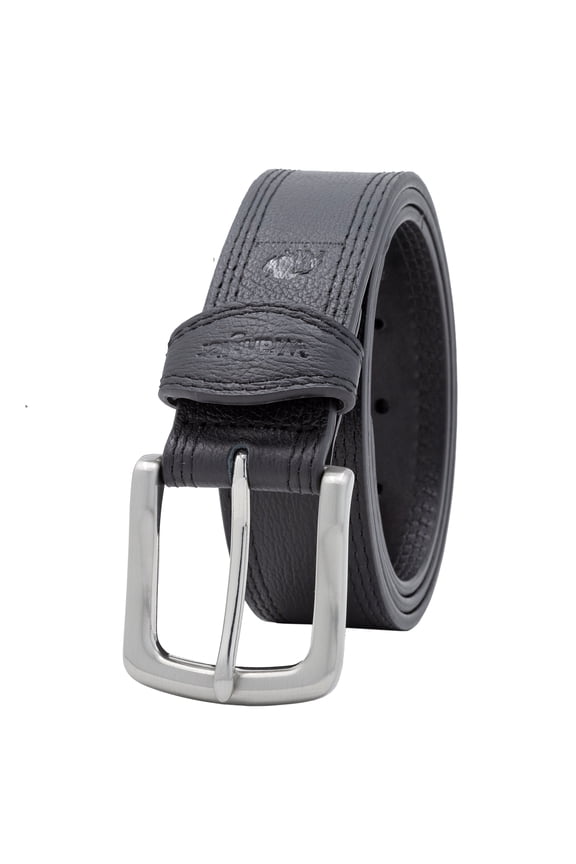 Men's Wrangler 38mm Bison Leather Belt with Triple Stitching