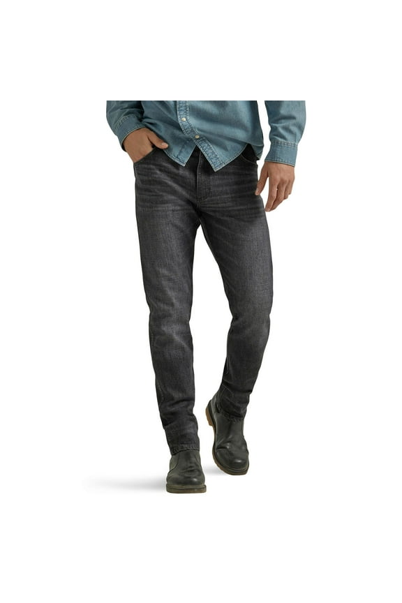 Men's Wrangler Athletic-Fit Stretch Jeans Color: Black Wash Size: 40X30