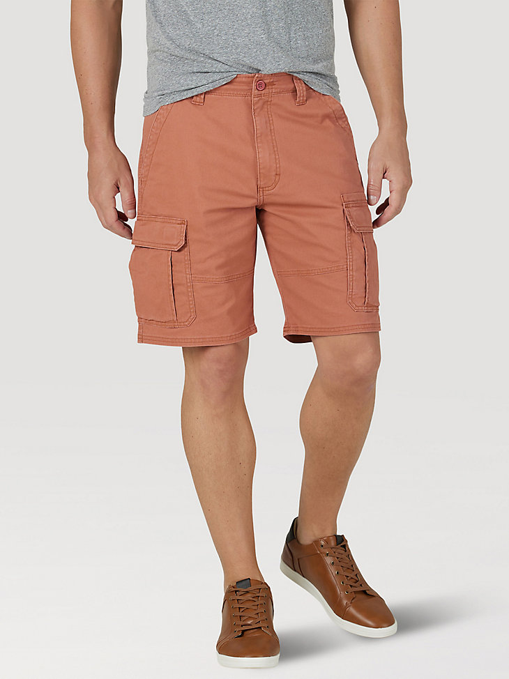 Men's Wrangler Authentics Stretch Cargo Short in Copper Brown - Walmart  Business Supplies
