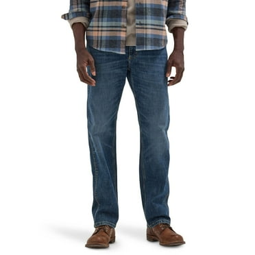 Men's Wrangler Peak Comfort Regular Fit Jeans Color: Ballast Size: 38X30
