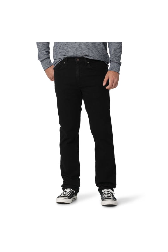 Men's Wrangler Regular-Fit Jeans Color: Black Size: 32X30