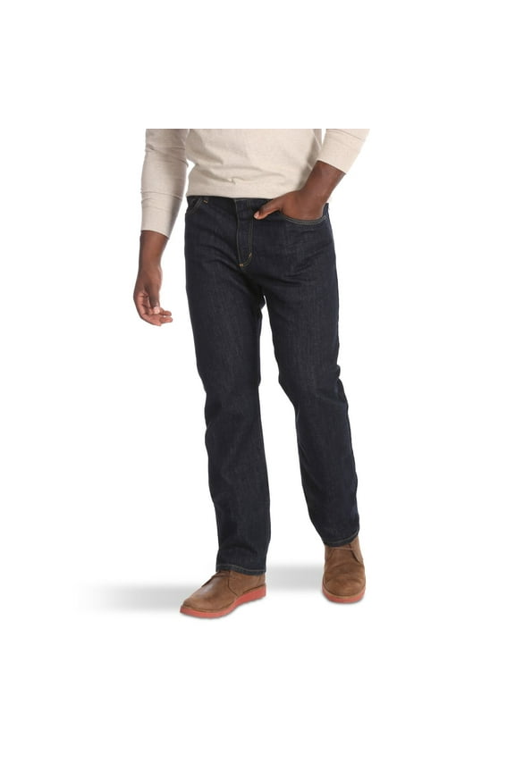 Men's Wrangler Regular-Fit Jeans Color: Rinse Size: 38X32