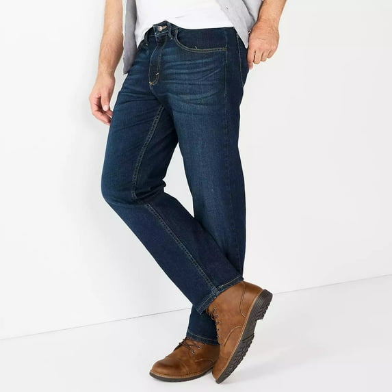Men's Wrangler Relaxed-Fit Jeans Color: Blackened Indigo Size: 40X32
