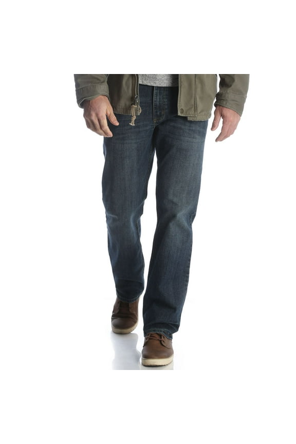 Men's Wrangler Relaxed-Fit Jeans Color: Marine Blue Size: 34X30