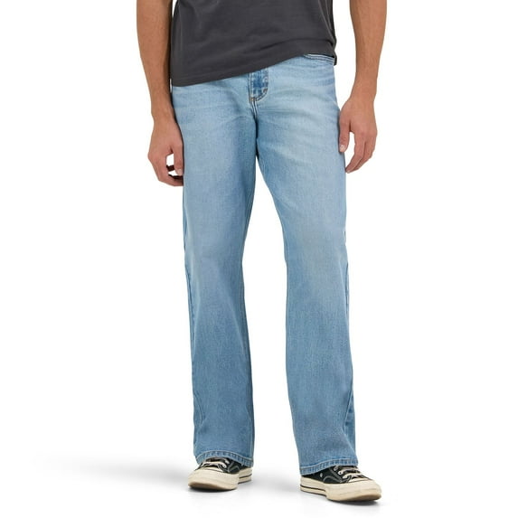 Men's Wrangler Relaxed-Fit Jeans Color: Slate Blue Size: 34X32