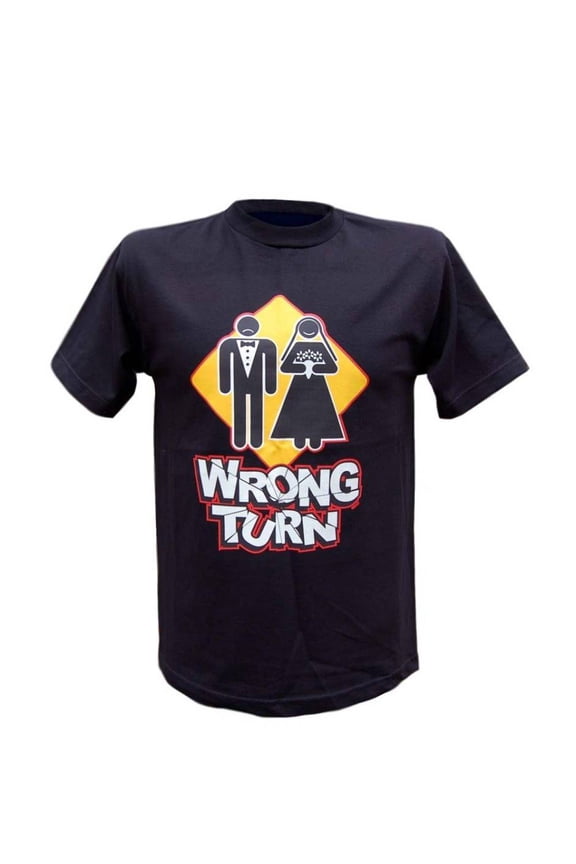 Men's Wrong Turn T-Shirt - Black , 2XL