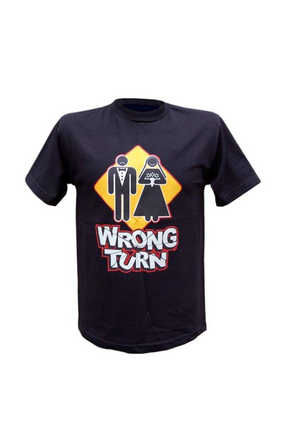 Men's Wrong Turn T-Shirt - Black , XL