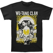 Men's Wu Tang Clan Deadly Needle Mens Soft Washed T Slim Fit T-shirt Small Black