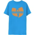 thumbnail image 1 of Men's Wu Tang Clan Logo Slim Fit T-shirt XX-Large Blue, 1 of 3