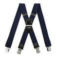 thumbnail image 1 of Heavy Duty Big and Tall Men's X-Back Suspenders for Men 1 1/2"" Wide Heavy Duty Clips Adjustable Suspenders For Work, 1 of 4